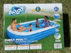 H2OGO! Inflatable Family Pool (10'×6'× 22'')