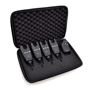 Hirisi Tackle Wireless Fishing Bite Alarm Set In Carry Bag