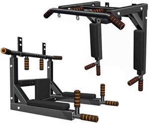 MAXSTRENGTH Multifunctional Wall Mounted Pull Up Bar/Chin Up bar