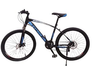 Mountain Bike Full Dual Suspension MTB 26" Wheel Disc Brake 21 Spd Blue Adults and kids 10/11 yeras and ove