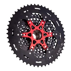 Cycling Speed Cassette Bike Freewheel Sprocket Teeth 12 Speed 9-50T Compatible with XD Black