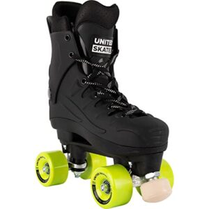 United Skates VX4 Elite Roller Skates - Ideal Beginner to Intermediate Unisex Quality Roller Boots. Comfortable Indoor and Outdoor Quad Skates Suitable for Adults and Kids