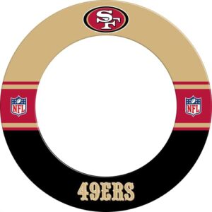 Officially Licensed NFL San Francisco 49ers Professional Dartboard Surround (SU141)
