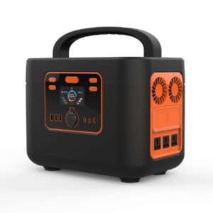 Portable Power Station 1200W/1050Wh Large Capacity 328300mAh LiFePO4 Mobile Power Supply Outdoor Generator with LCD Display for Camping