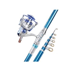 PENCHEN Fishing Rod Portable Fishing Pole Kit With Comfortable Handle Adults Fishing Gear for Saltwater Freshwater Telescopic Fishing Gifts