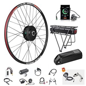 BAFANG Hub Motor Kit 48V 500W Rear Wheel 26" 27.5" 700C Electric Bike Conversion kit with Optional Battery and LCD Display