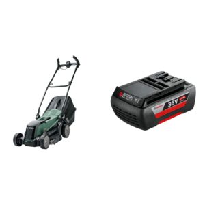 Bosch Cordless Lawnmower EasyRotak 36-550 & F016800474 36 V 2.0 Ah Lithium-Ion Battery for 36 V System Tools