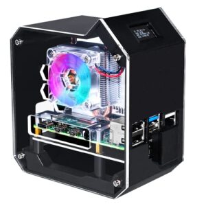 GeeekPi Raspberry Pi Mini Tower NAS Case