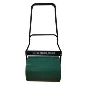 HYGRAD BUILT TO SURVIVE 65L Heavy Duty Garden Lawn Roller Sand Water Filled Barrel Metal Drum For Grass Seed with Removable Drain Plug