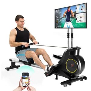 Roneyville RowActiv8 Smart Magnetic Rowing Machine Home Gym | Digital Fitness