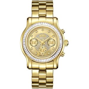 JBW Women's Laurel 38mm 18K Gold Plated Bracelet Swiss Quartz Watch J6330A