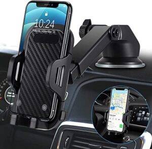 Cvozo mobile phone holder car 3 in 1 ventilation and suction cup mobile phone holder for the car silicone protection universal car mobile phone holder 360° rotatable flexible for all mobile phones