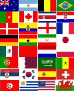 All 32 Flags For World Cup 2022 Football Tournament Supporters Flag Banners 5ft x 3ft Multi Pack Hanging Country Flags