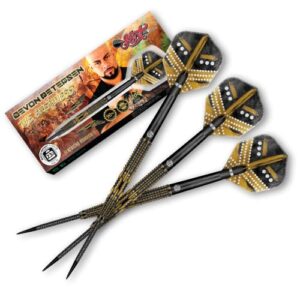 Shot! Darts Devon Petersen Greatness 90% Tungsten Pro Throwing Darts Steel Tip Set