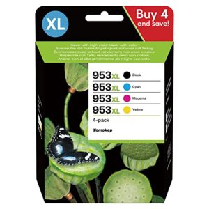 Replacement for HP 953XL Ink Cartridges Multipack with Newest Chip for HP 953 XL Compatible for HP Officejet Pro 7740 8218 8710 8715 8718 8719 8720 8725 8730 8740(Black