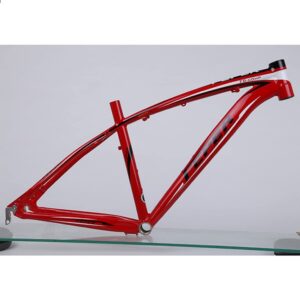 YOJOLO MTB Frame 26er Mountain Bike Frame 19'' 20'' Ultralight Aluminum Alloy Disc Brake Press-in Bottom Bracket Bicycle Frame Rear Axle 135mm For 26 Inch Wheel (Color : Red