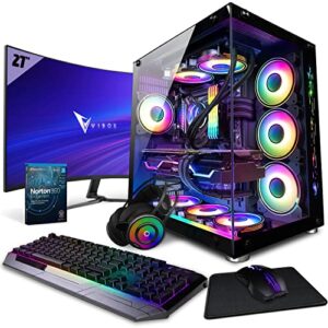 Vibox SG-VIII-234 Gaming PC Bundle • Intel Core i9 12900KF 5.2GHz • Nvidia RTX 5080 16GB • 32GB RAM • 2TB NVMe SSD • Windows 11 • 27" 165Hz Monitor • WiFi