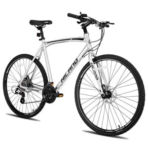 Hiland Road Bike Hybrid Bike Shimano 24 speeds with Disc Brake