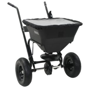 Susany Garden Spreader Lawn & Garden Spreaders Walk Behind Salt Spreader Seed Spreader Fertilizer Spreader for Salt Fertilizer Lawn Split Seeds