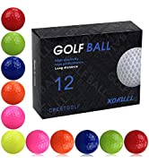 KOFULL 6/pack Golf novelty Balls Colorful Golf Practice Balls Training Golfs (multicolor)