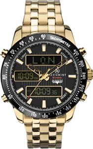 Accurist Watches For Men Stainless Steel Japanese Quartz Sports Chronograph Watch