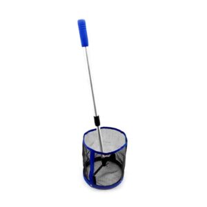 Table Tennis Ball Picker 120 Balls Capacity Table Tennis Balls Retriever Collector Pingpong Ball Picker Table Tennis Ball Roller (Color : Blue