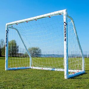MODUS Club Goal Post | Plastic White Football Goal | With Extremely Sturdy
