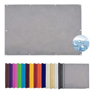 DANWU Sails for Garden Shade 2.5x3M Waterproof Garden Beach Patio Canopy Sunscreen Shelter 95% UV Block Windproof and UV Resistant