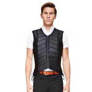 NYDYBD Horse Riding Vest Unisex Equestrian Vest Adjustable Safety Equestrian Horse Riding Training Vest Protective Body Back Protector Gear