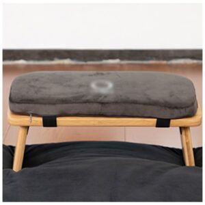 Z&HA Meditation Stool,Kneeling Meditation Bench With Foldable Legs & Cushion ,Ergonomic Bamboo Yoga Bench For Extended Practice-Meditation Stool With Cushion (Color : Brown)