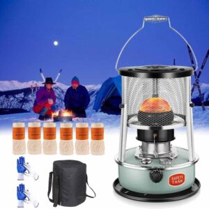 seis Mobile Kerosene Heater with Auto Shut Off and 6 Wicks