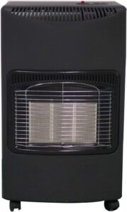 LARGE 4.2KW CALOR GAS PORTABLE CABINET HEATER FIRE BUTANE WITH REGULATOR & HOSE
