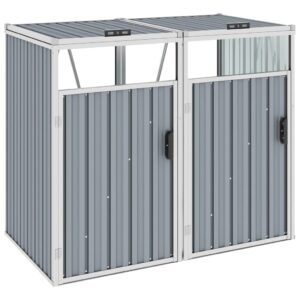 Tidyard Double Garbage Bin Shed Trash Bin Shed