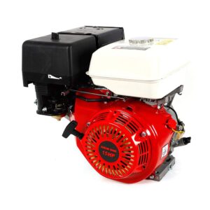 Futchoy Petrol Engine 15HP 4-Stroke Motor OHV Gasoline Engine 420cc Gasoline Engine Single Cylinder Gas Motor 3600Rpm (Red)