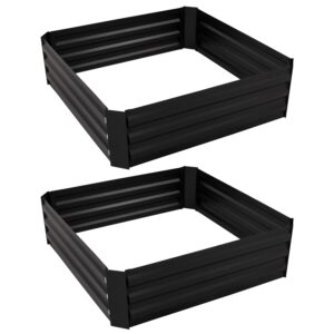 Woodside Raised Steel Grow Bed Planter for Vegetables/Herbs/Flowers