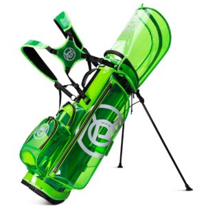 Ambayz New Transparent Golf Stand Bag- Fashions Premium Lightweight Ladies Golf Cart Bag