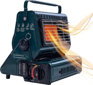 KYBATE Indoor Safe Butane Portable Heater Portable Propane Heaters tdoor Camping Stove Tent Heater Outdoor Propane Or Butane Dual Fuel Heater Camping Space Heaters With Portable Handle Gas Hea