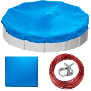 Ruilonghai Pool Tarpaulin Pool Round 12ft/15ft/18ft/21ft/24ft/28ft Tarpaulin Dimensions Winter Tarpaulin Pool Cove