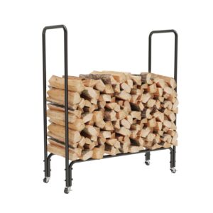 UNHO Outdoor Firewood Log Rack