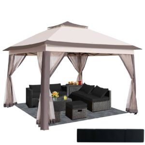 COSTWAY 3.3M X 3.3M Pop up Gazebo