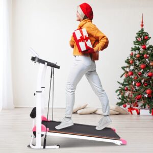 2022 Mini Two-wheel Manual Walking Treadmill Foldable Walking Machine