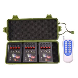 HUFFA Firing System Machine 12 Cue Channel Cold Pyro Pyrotechnic Display Fuse Cracker Firework Artifice Cake Shell