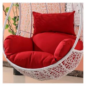 ANTLEP Egg Chair Cushion Replacement Swing Hanging Chair Cushion Waterproof Thicken Hanging Basket Chair Cushion Rattan Cushion For Garden Outdoor Indoor Patio (only Cushion)