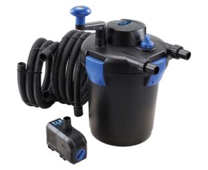 T.I.P. 30297 TFP 5000 UV 9 Pond Pressure Filter External Pond Filter Black