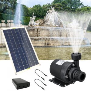 Fiorky Solar Submersible Water Fountain Pump Kit
