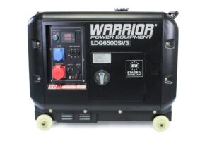 Warrior 6.25kVa Diesel Generator – 186cc 3-phase ready Engine