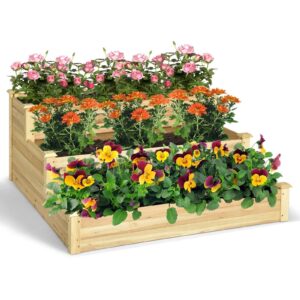 TANGZON 3-Tier Raised Garden Bed