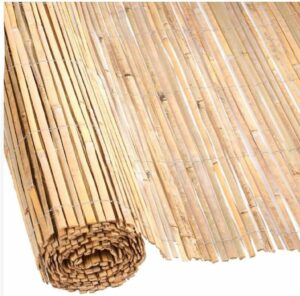 U.saf 1.8 x 3m Natural Bamboo Fence Screening Garden Privacy & Protective screens Split Bamboo Fencing For Patio Screening