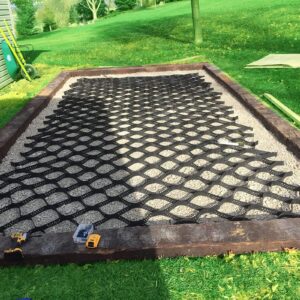 ZJMAMA Driveway Gravel Grid for Courtyard Garden