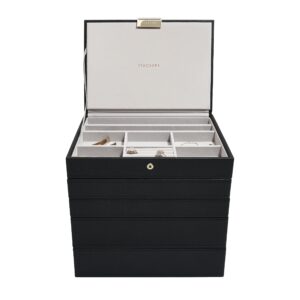 Stackers Black Classic Medium Jewellery Box